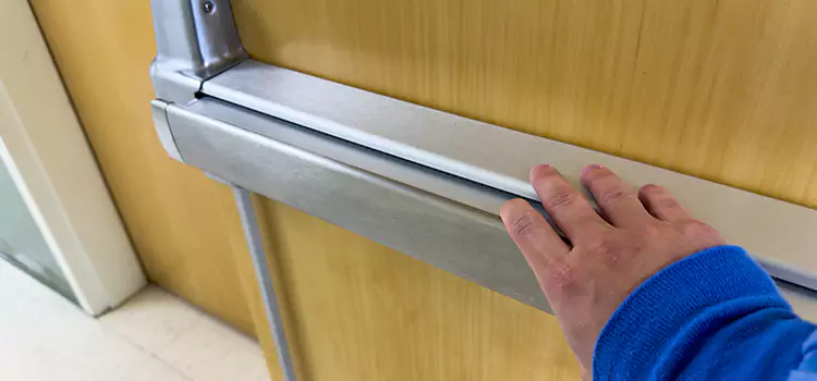 Installing a Push Bar on a Door Burlington